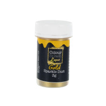 Colour Splash Luxe Gold Sparkle Dust, Food Colouring Glitter Powder For Cake Decorating & Baking, Colour Fondant, Icing, Toppers, Modelling Paste - 3g