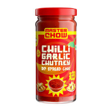 MasterChow Chilli Garlic Chutney (250g) | Made with Fresh Tomatoes & Red Chilies