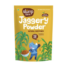 Slurrp Farm Natural Sweetener - Jaggery Powder | Unprocessed, All Natural and 100% Chemical Free | 300g (10.5 oz)