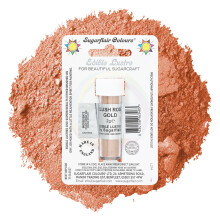 Sugarflair Blush Rose Gold Edible Lustre Dust, Add a Lustrous Shine to Cakes or Decorations. Brush On or Add Rejuvenator to Create Eye-Catching Edible