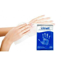 Clinell Antibacterial Hand Wipes - 10 x Individual Sachets (10)