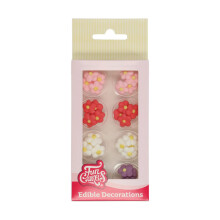 FunCakes Sugar Decorations Little Flowers: Ready to Use for Cake Decoration, Perfect for Cupcakes, Muffins and more, Glutenfree certified,