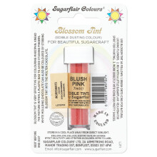 Sugarflair Blossom Tint Blush Pink Food Colouring and Dusting Powder, Matt Finish, Brush On or Mix with Rejuvenator Spirit to Create a One of A Kind
