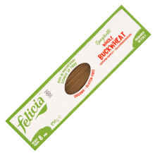 Felicia Organic Buckwheat Spaghetti ? Gluten Free 100% Whole Buckwheat Flour, Rich in Magnesium & Fibre ? 250?g