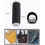 JOYVOX 2pcs Strong Polyester Sewing Thread - Black, 100m Length, Universal for Machine and Hand Sewing 2