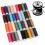 JOYVOX 2pcs Strong Polyester Sewing Thread - Black, 100m Length, Universal for Machine and Hand Sewing 5