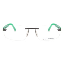 Näkölasit - Porsche Design - P8233 - Titaani - Metalliharmaa - Kirkas vihreä