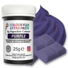 Colour Flex Purple Food Colouring Paste - Extra Concentrated, Vibrant Food Colouring For Buttercream, Chocolate, Sugar Paste, Icing, Fondant, Royal