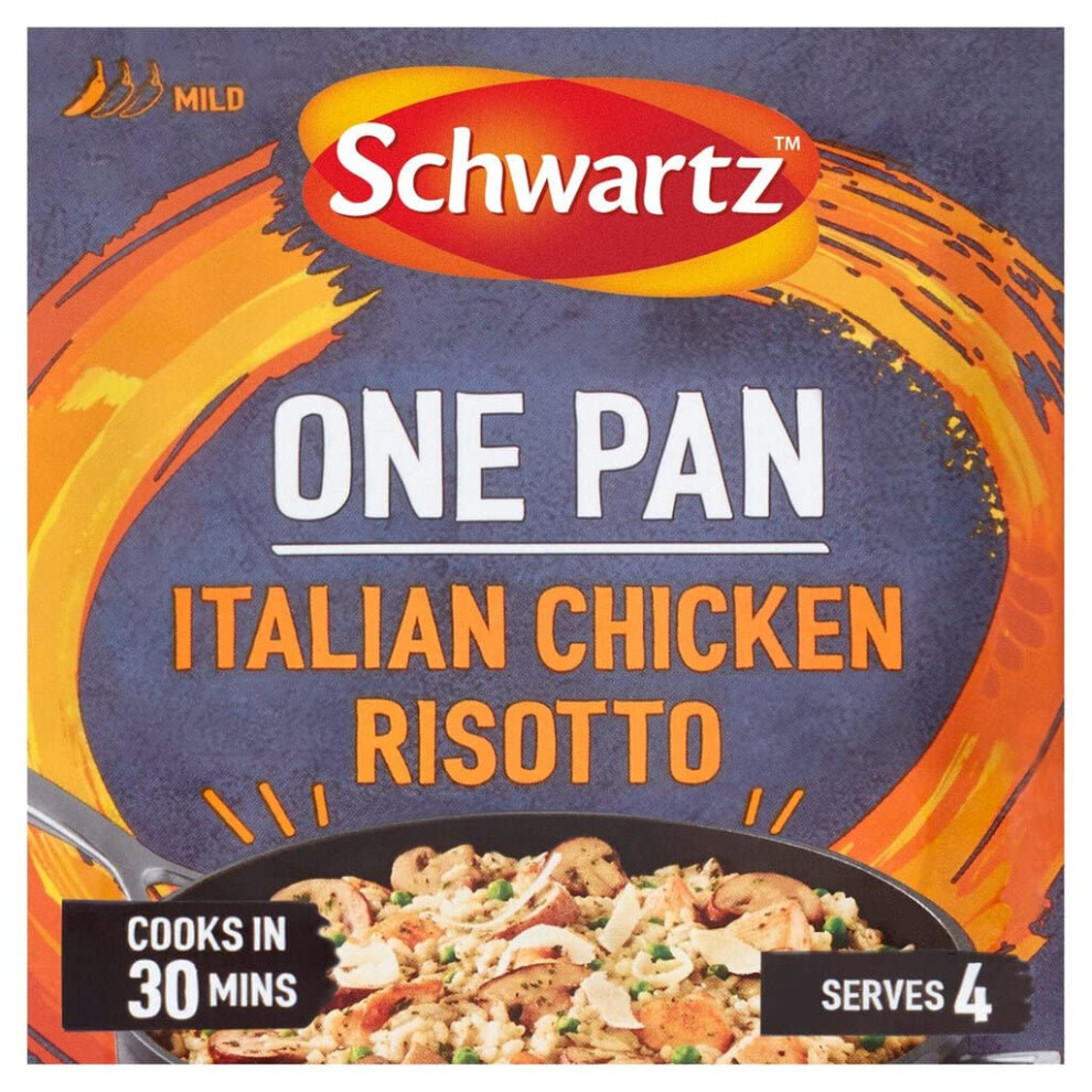 Schwartz One Pan Italian Chicken Risotto Recipe Mix, 28G