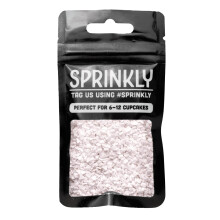 SPRINKLY - Glimmer Hearts - White (Mini) - 25g