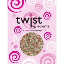 Twist Ingredients - 100s and 1000s - 800g Matt Sugar Festive Ball Cupcake/Cake Toppers - Edible Christmas Cake Decorations for Christmas Baking