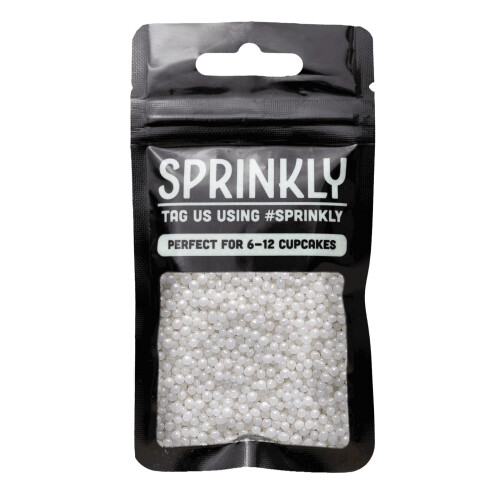 SPRINKLY - Glimmer Pearls - White - 30g