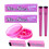 Pink Rolling Paper Bundle Set Christmas Rolling Gift Doob Tube Cone Holder 1