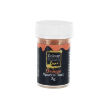 Colour Splash Luxe Bronze Sparkle Dust, Food Colouring Glitter Powder For Cake Decorating & Baking, Colour Fondant, Icing, Toppers, Modelling Paste -