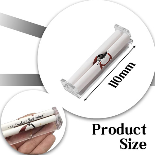 3 Pcs Cigarette Roller Plastic Cigarette Rolling Machine Manual Rolling Machine Tobacco Rolling Machine King Size 110mm Cigarette Making 1