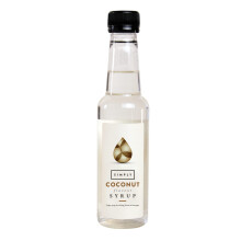 Simply Coconut Syrup, Vegan & Nut Free Flavoured Syrup for Coffee, Cocktails & Baking (250ml)