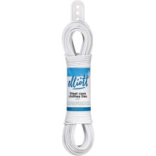 Elliott 20 metre Steel Core Clothesline in White - Durable and Weather resistant Laundry Drying Rope for Indoor & Outdoor Use