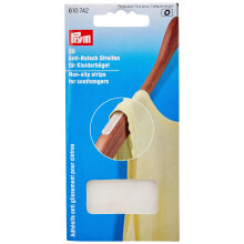 Prym Non-Slip Strips for Coat Hangers, Plastic, White, Set of 20