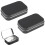 LPMXYW 2 PCS Rectangular Small Tin Boxes With Lid - Black Storage Box for Candy, Key, Earring, Coin Organizer - Mini Portable Box 1