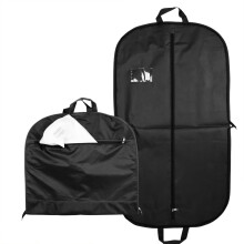 Hoesh UK - Black 44" Waterproof Mens Suit Garment Protection Carrier - clothes bags, suit bag for men, travel garment bags, suit covers, moth proof