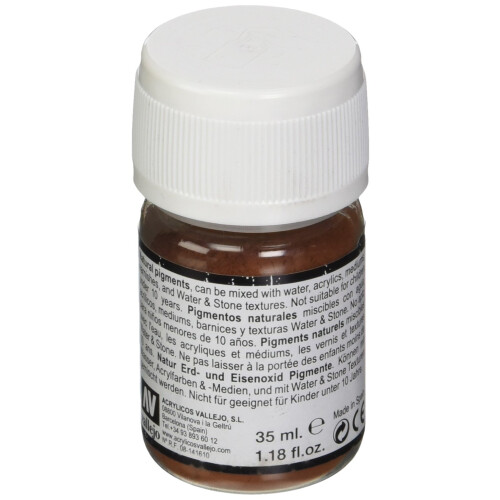 Vallejo 30 ml Pigments - Burnt Sienna, Brown 1