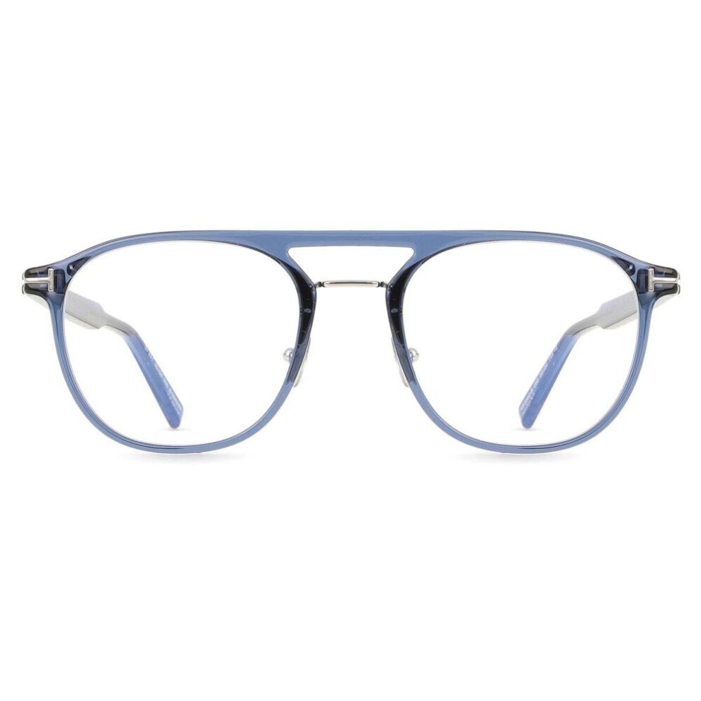Tom Ford Ft5982-B 090 - Block Men New Eyeglasses Blue/Light