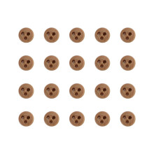 Enwye 20 Pcs Pulley Blocks Model Ship Fittings for Classical Sailing Boat Highly Detailed Ship Deadeye Model Building Kits Parts, 4mm