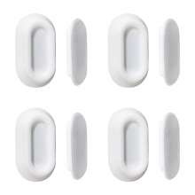 Henyall 4 Pcs Magnetic Remote Control Holder,Self-Adhesive Organizer -No Drilling,Strong Magnet Remote Holder, Remote Control Holder Wall Mounted for