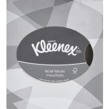Kleenex two ply white facial tissues, CUBE
