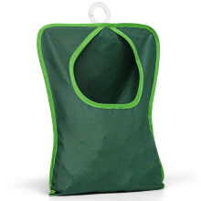 Flatro Clothes Peg Bag for Washing Line with Hanger | Waterproof Peg Holder to Store up to 60 Pegs for Washing line | Clothes line Peg Bags with