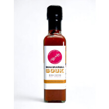 THE CHEEKY INDIAN - Shawarma Souk Middle Eastern Hot Sauce 225g, Dipping Sauce & BBQ Marinade, Fresh Chilis, Peppers, Garlic, Secret Blend Of Spices,
