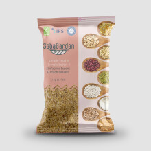 Seba Garden Bulgur Wheat 1kg ? Authentic Turkish Bulgur, Stone-Ground & Pre-Cooked, All-Natural, Vegan, High Fiber, Ideal for Pilafs, Stuffed