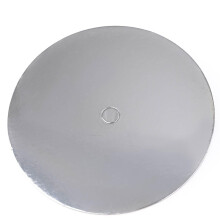 LOYAL SmartFlex Cake Board Perforated Round Silver 15cm Pack of 10 Round Cardboard Cake Bases for Multi-Tier Cakes, Birthdays and Weddings - 15 cm
