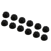 Namvo 12Pcs Wire Cube Plastic Connectors Black, Interlocking Connectors Wire Grid Bucket Storage Clasp Buckle Clip for Cube Storage Shelving DIY