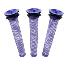 Quailitas Replacement Pre Filters for Vacuum Cleaner Pack of 3 - Compatible For Dyson Vacuum, Filter for Dyson V6 V7 V8 DC59 DC58 and Replacement for
