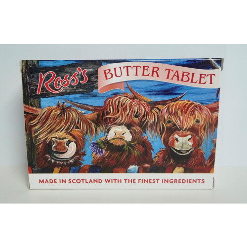 Ross's Highland Cow Butter Tablet Gift Box 150g 1