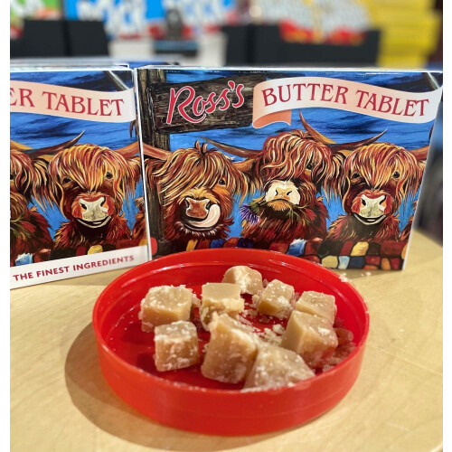 Ross's Highland Cow Butter Tablet Gift Box 150g 2