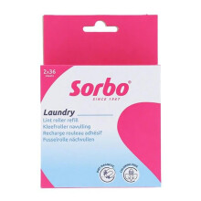 Sorbo Lint Roller, 36 Sheets, Chlorine-Free Sheets, 100% Recycled Plastic Body, Perfect for Quick and Easy Lint and Pet Hair Removal, Household