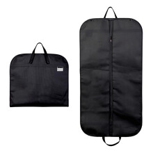 1 Pcs Suit Carrier Bag,Breathable Garment Suit Clothes Covers Bags,120 * 60cm suit covers for men,Black Zipped Foldover Breathable Multi-Use Garment
