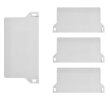 Vertical Blind Weights & Bottom Stabilizing Blinds Slats Replacement White 89mm (3.5") Spare Replacement Spares Bottom Weights Slats blinds