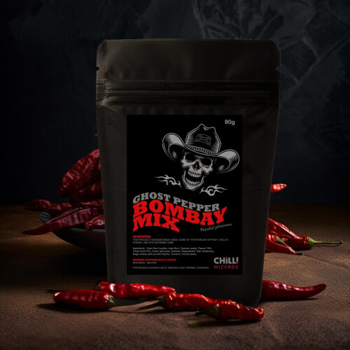Chilli Pepper Bombay Mix Made With Ghost Pepper 80g 2