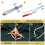 sourcing map 2pcs Drawstring Cords 51" Replacement Drawstring Hoodie String Sewing Tool with Easy Threader for Hoodie Sweatpants Jackets Pants Hats 3