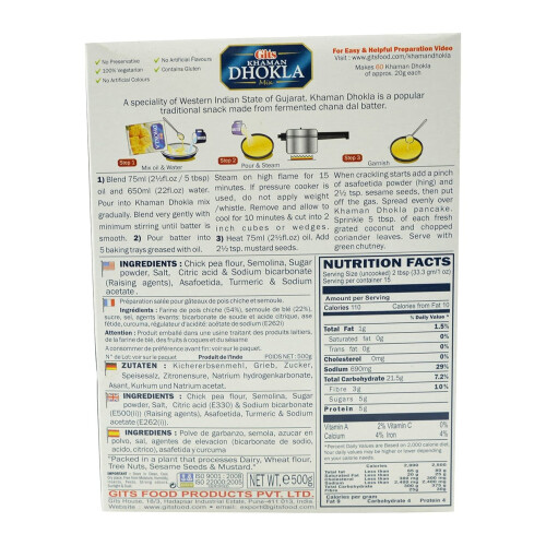 Gits Khaman Dhokla Mix - 500g 1