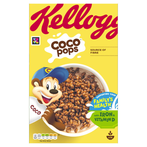 Kellogg's Coco Pops Chocolate Breakfast Cereal 420g 1