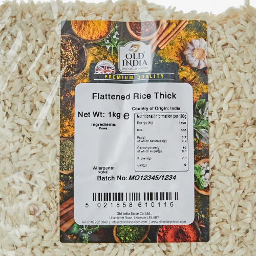 Old India Flattened Rice Thick 1kg 1