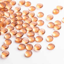 0.44KG Glass Marbles,Pink Mini Flat Glass Beads~150 PCS for Vase Fillers,Floral Bottom Mancala Gems Pebbles Fish Tank Rocks for Table Aquarium,Home