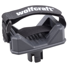 wolfcraft Hose Holder for Vacuum Cleaner - 6891000 - for dust-Free Working on All Tables with 20 mm bore Holes