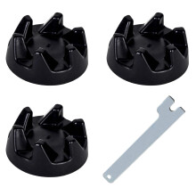 3 Pack Blender Coupler for KitchenAid 9704230, Replacement Blender Rubber Coupler Gear Clutch with Spanner, Compatible with KitchenAid KSB52, KSB5,