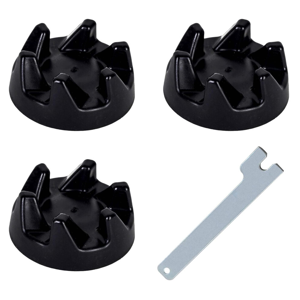 Hioseyre 3 Pack Blender Coupler For Kitchenaid 9704230, Replacement Blender Rubber Coupler Gear Clutch With Spanner, Compatible With Kitchenaid Ksb52, Ksb5,