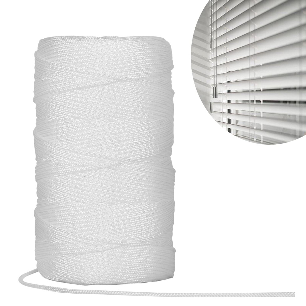 Tenn Well 1.5Mm Roman Blind Cord, 328 Feet 100 Meters Braided Cord Nylon String Pull Cord For Blind Shade, Picture Hanging, Bracelet Making And Crafts